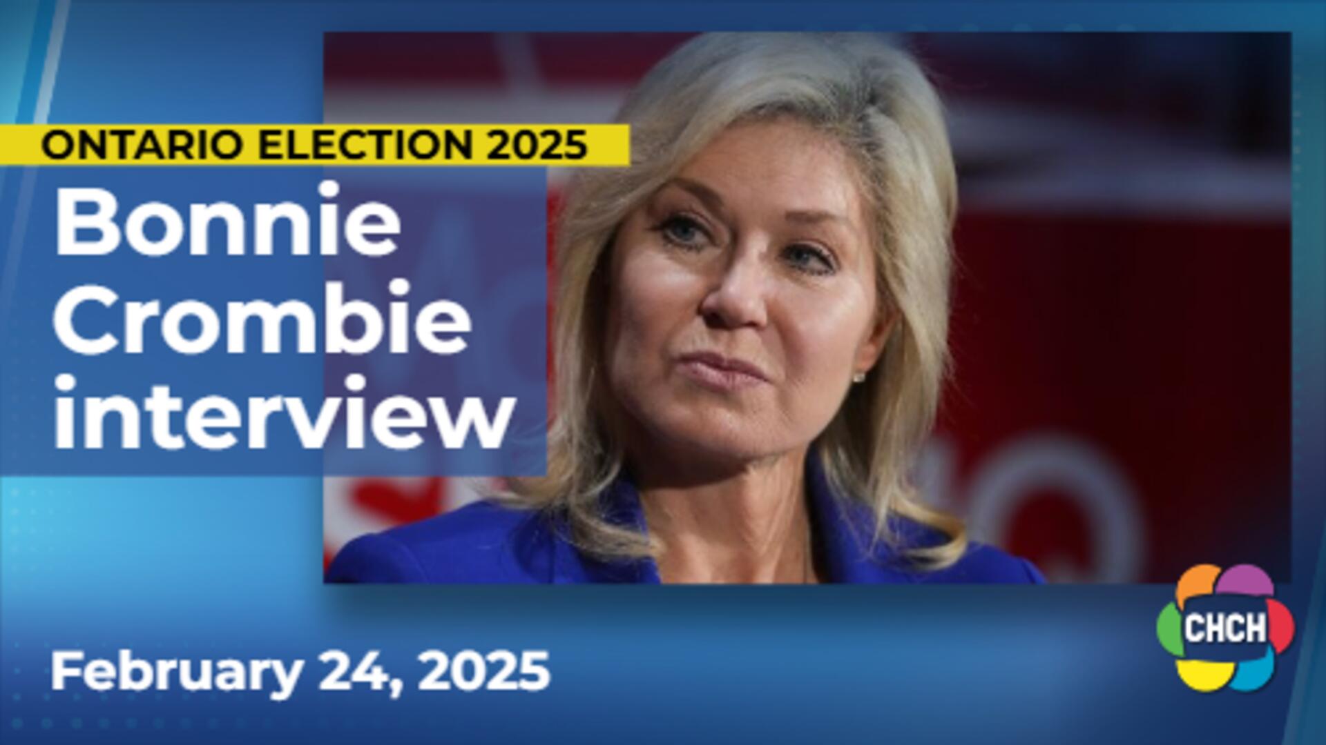 Bonnie Crombie outlines election plans, promises better mental health care