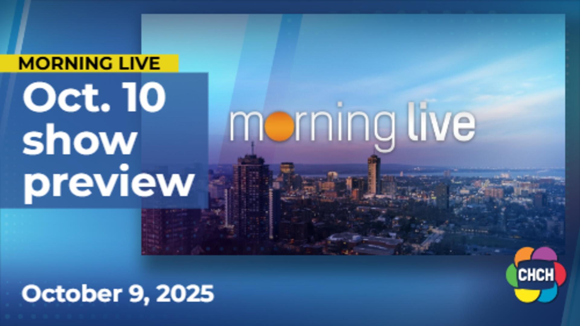 What to expect on Morning Live on Oct. 10, 2025