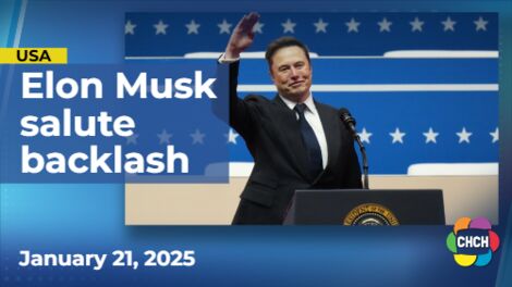 Elon Musk accused of making facist salutes at Trump's inauguration rally