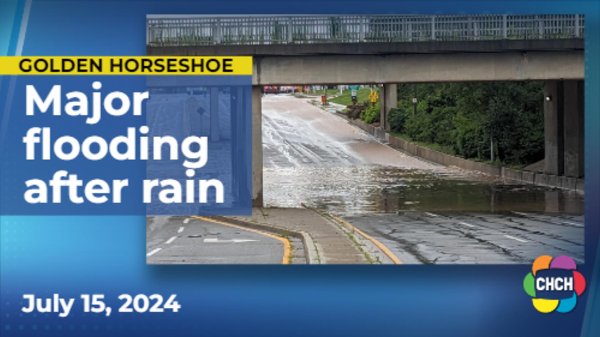 Widespread flooding leaves parts of Hamilton, Halton Region under water