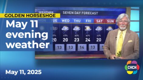 Evening weather forecast for May 11, 2025