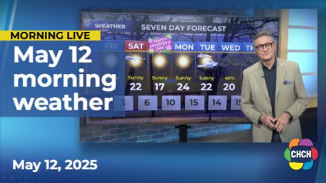 Morning weather forecast for May 9, 2025