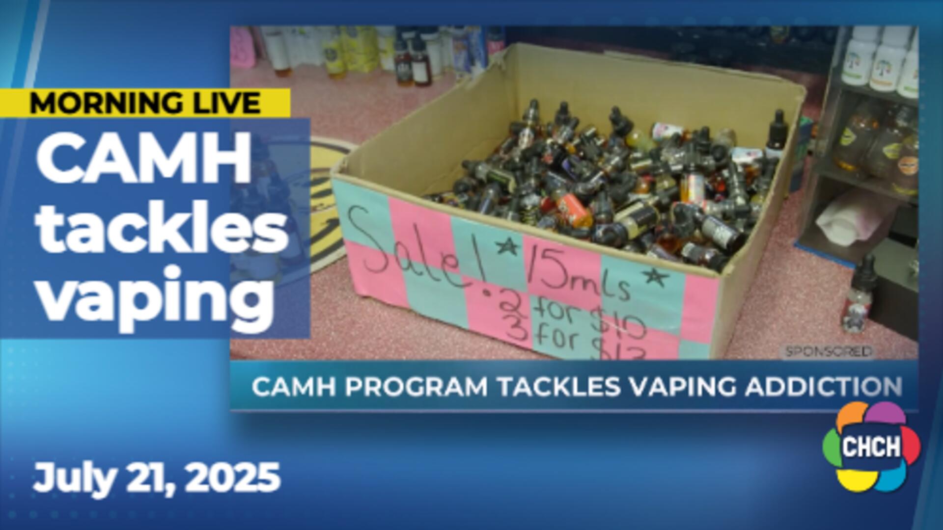 A new CAMH program tackles vaping addiction in youths