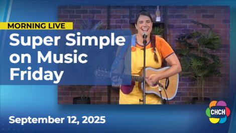 Caitie from Super Simple performs 'My Happy Song' on Music Friday
