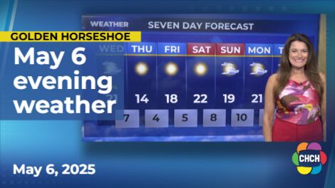Evening weather forecast for May 6, 2025