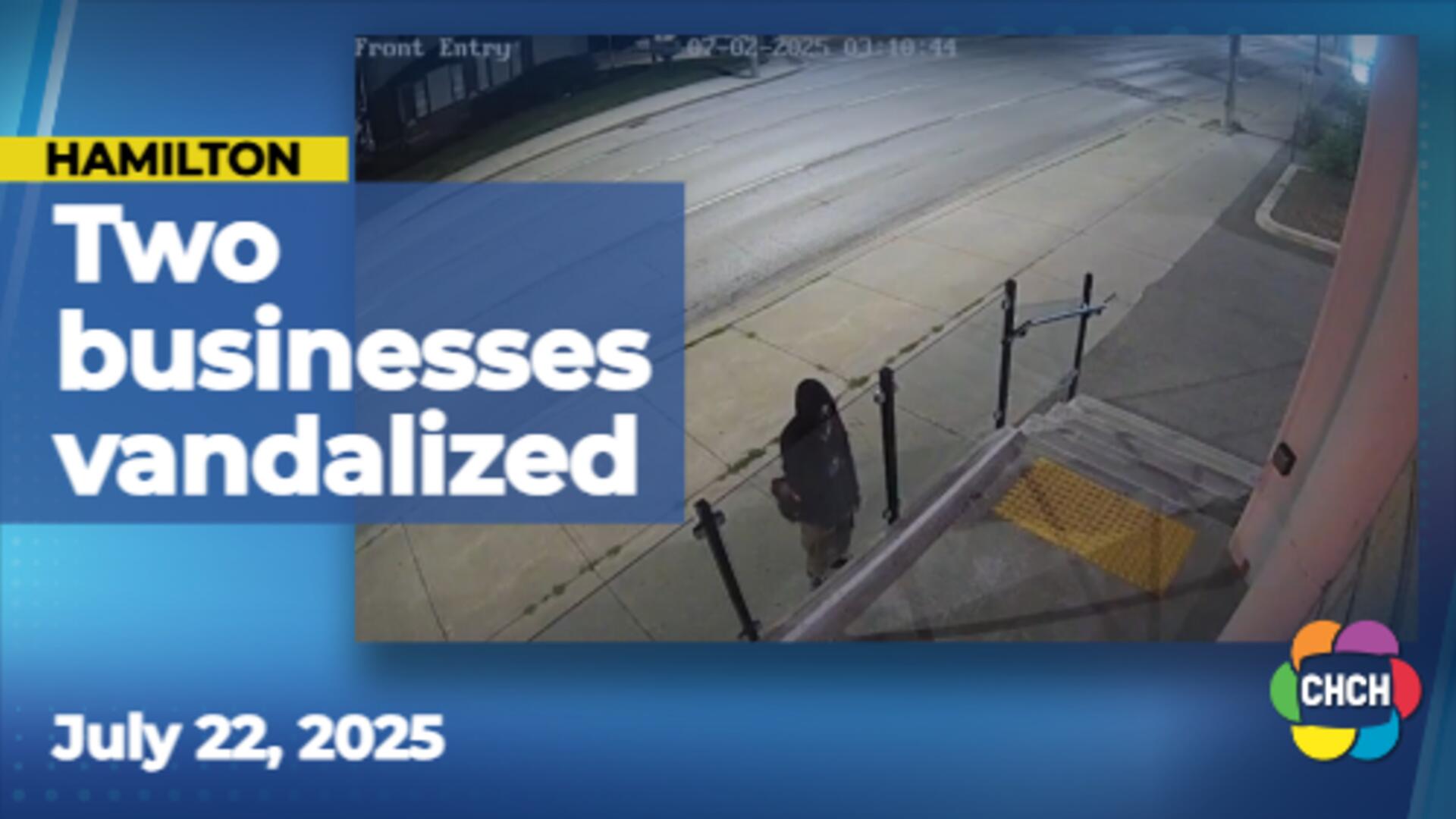 Two Hamilton businesses vandalized with white supremacist graffiti