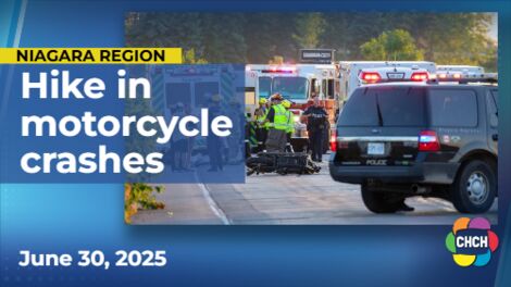 Two people hospitalized after motorcycle crash in Beamsville