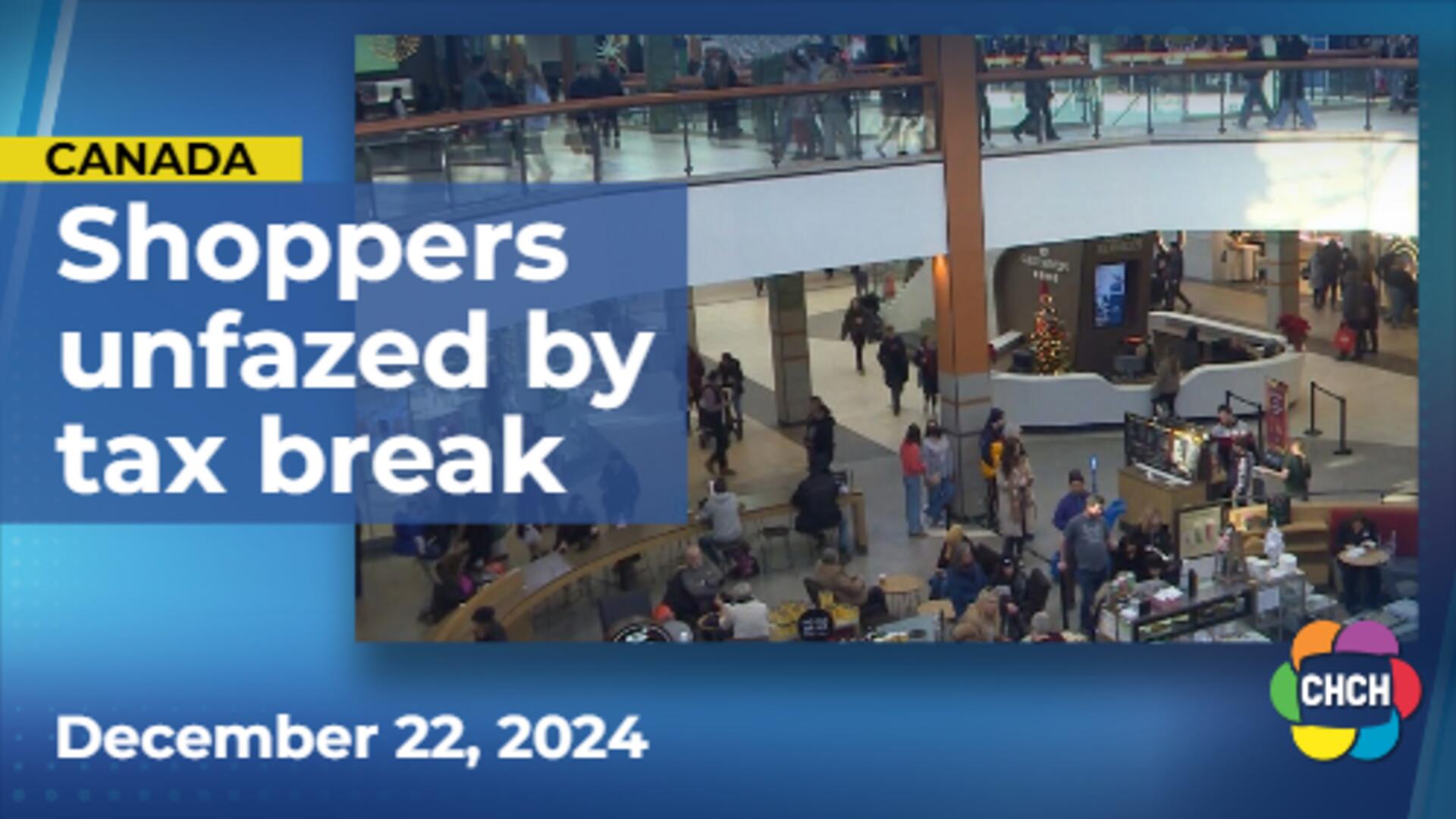 Shoppers unfazed by tax break and postal strike