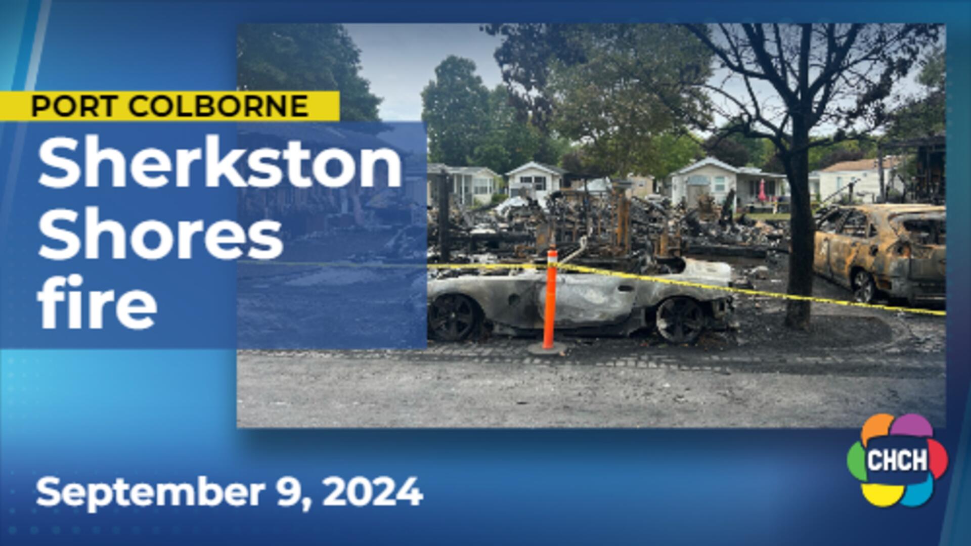 Fire damages Sherkston Shores property, trailers and vehicles