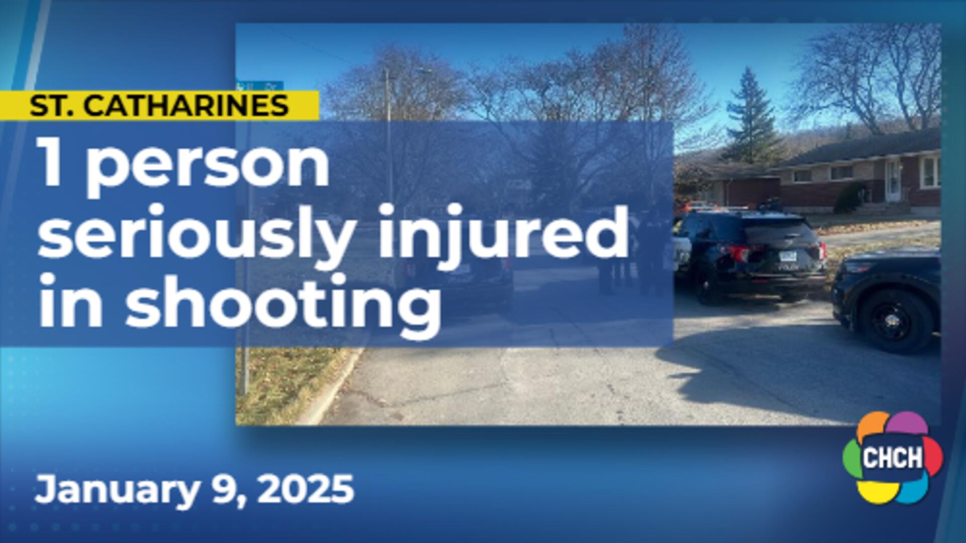 1 person seriously injured in shooting at St. Catharines home