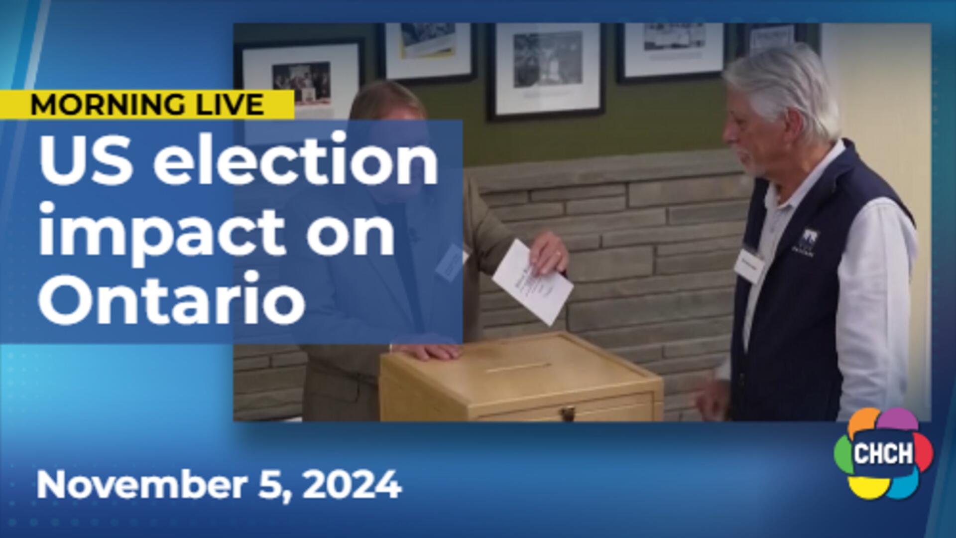 Ontario representative in DC says Election Day 'big day of democracy'