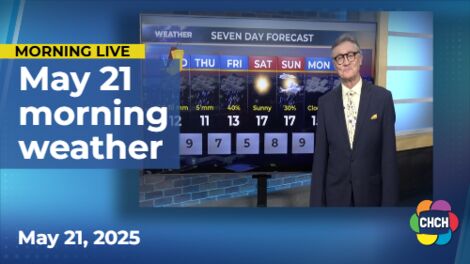 Morning weather forecast for May 21, 2025