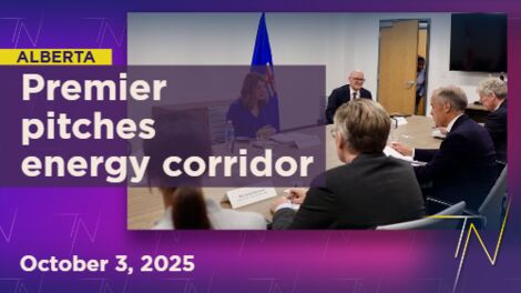 Alberta premier pitches energy corridor as test of Canadian unity