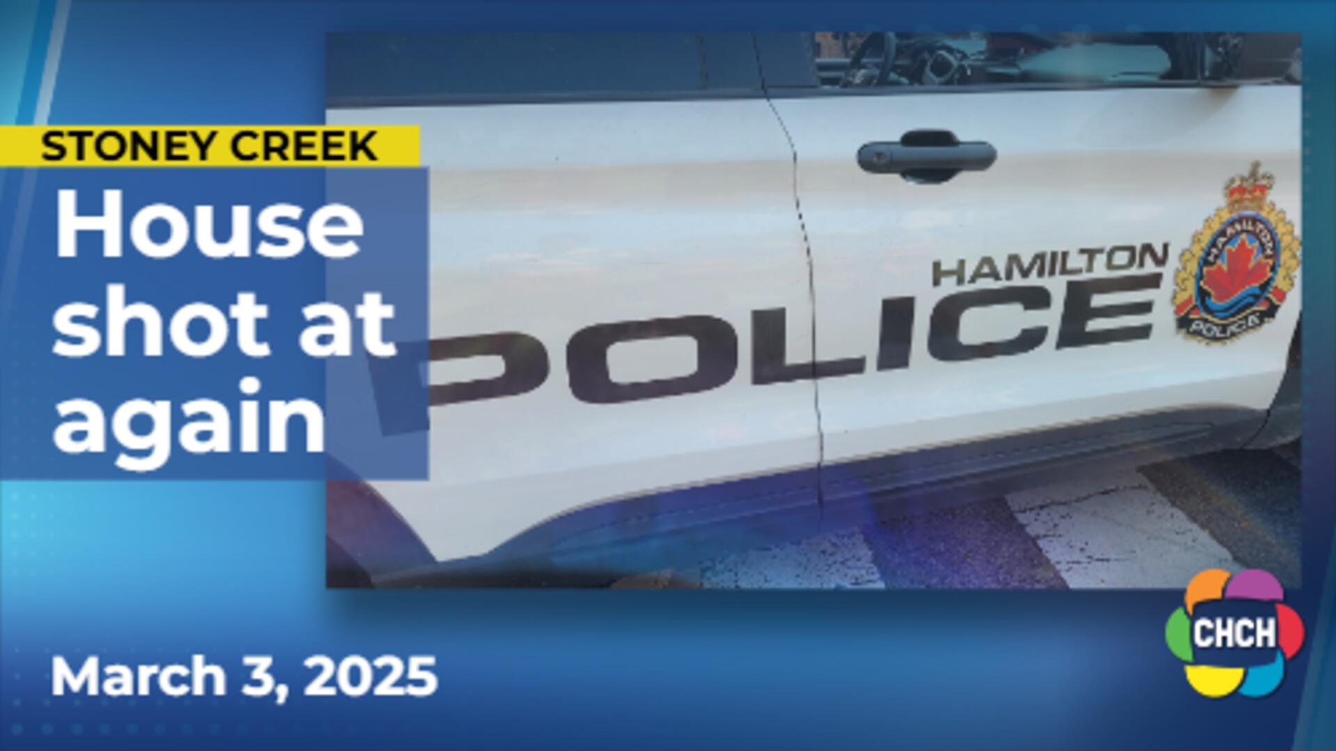 Police investigate Stoney Creek shooting at same residence as Feb. 1 incident