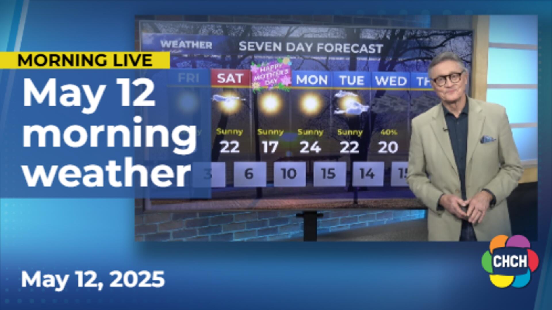 Morning weather forecast for May 9, 2025
