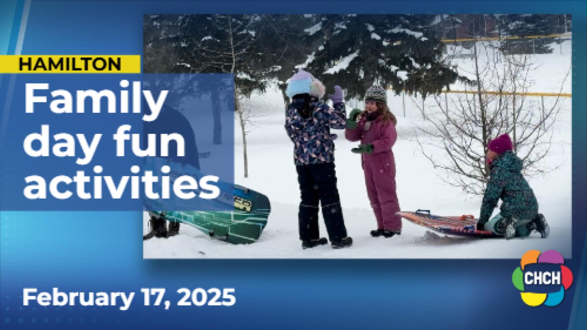 Hamiltonian's enjoy Family Day fun with Winterfest and tobogganing