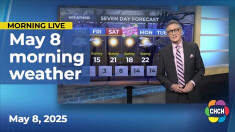 Morning weather forecast for May 8, 2025