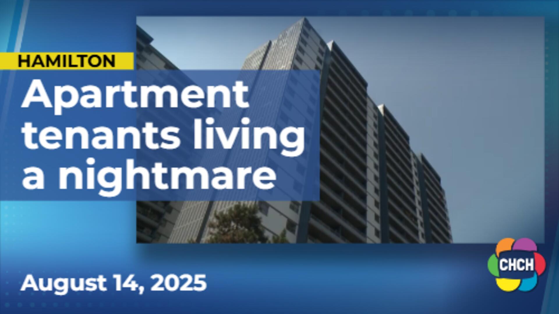 Tenants fed up with bugs, open drug use in downtown Hamilton apartment