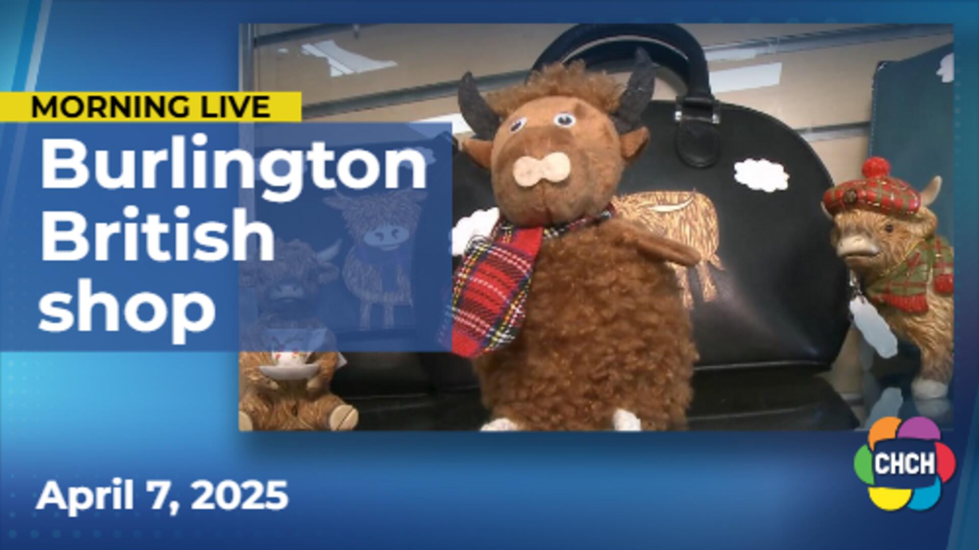 Wandering around a British shop in Burlington