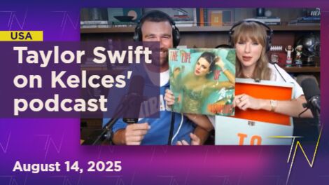Taylor Swift's album announcement sets Kelce podcast records
