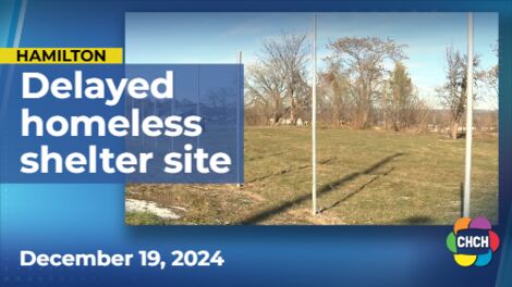 Delays halt opening of Hamilton’s outdoor homeless shelter