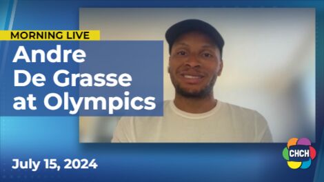 Andre De Grasse gets set to defend his 200m Olympic gold medal at the Paris Olympics