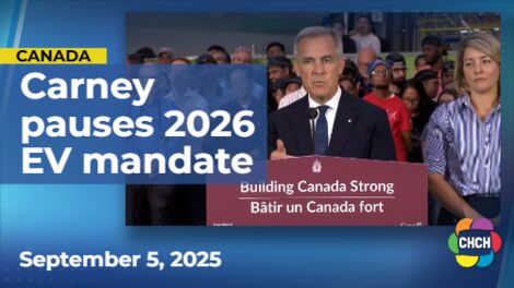 PM Carney's government pausing EV sales mandate for review
