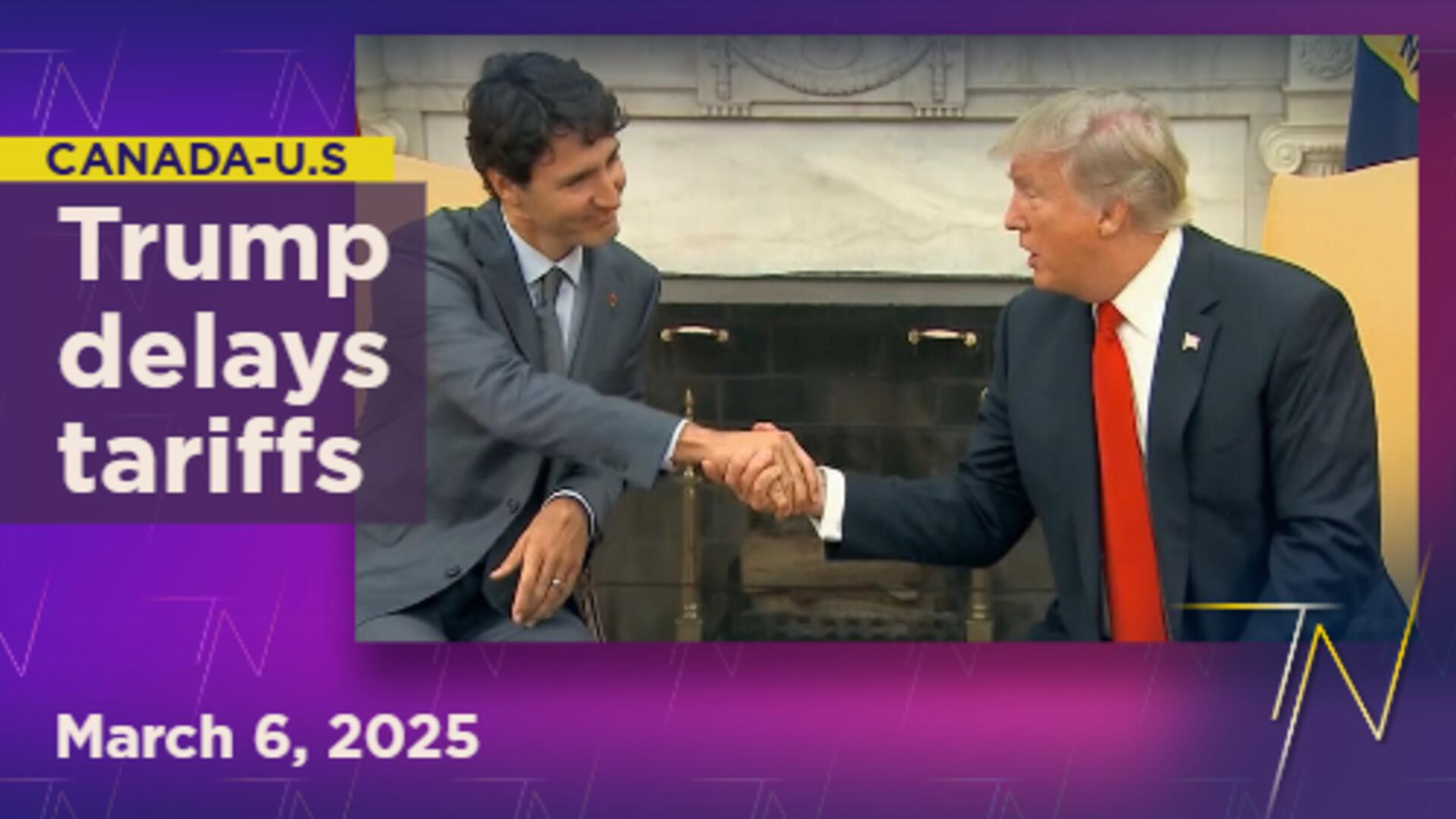 Trump delays tariffs on Canada, Mexico after Trudeau phone call