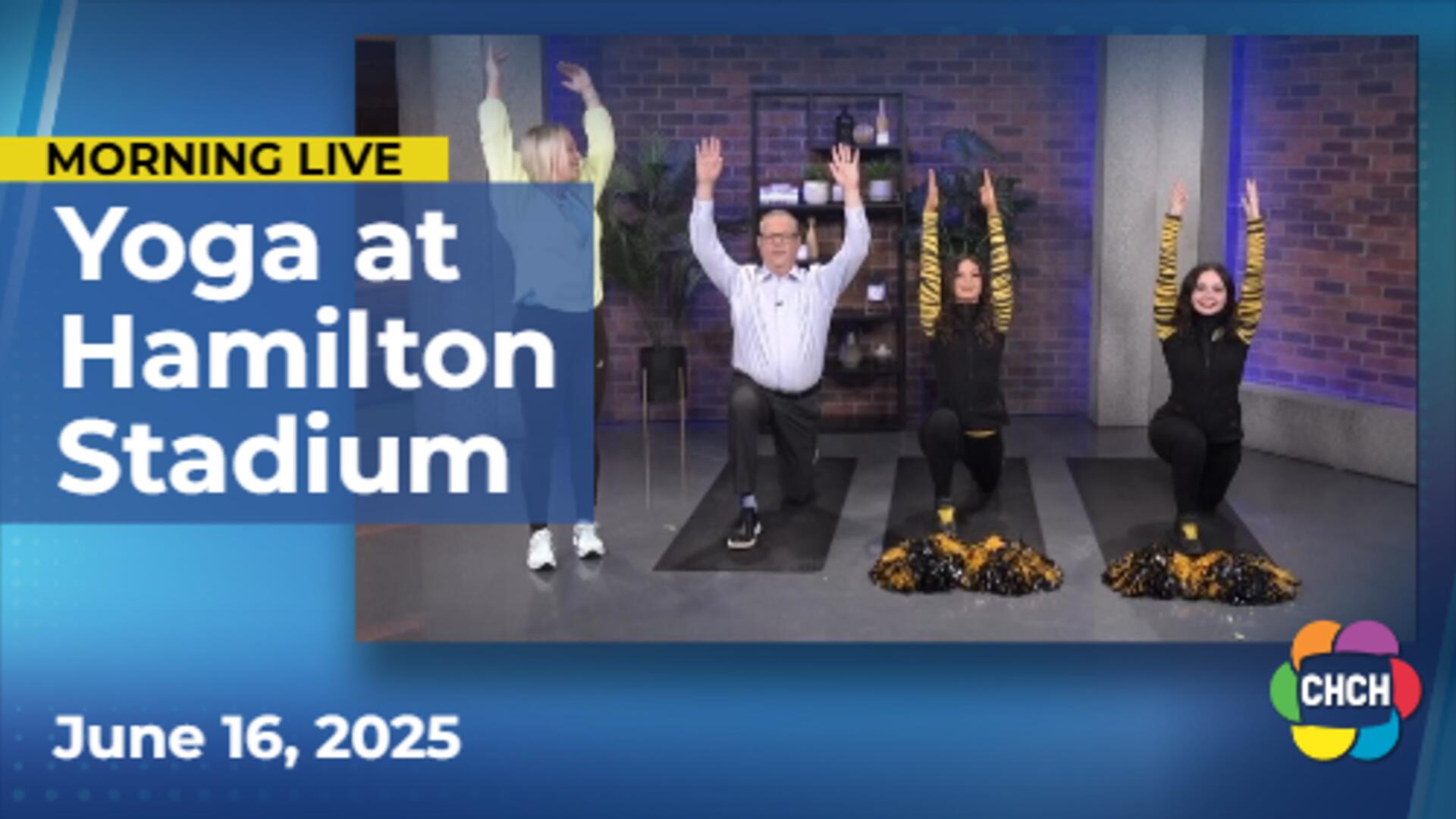 Flow into the summer solstice by doing Yoga on the Field at Hamilton Stadium