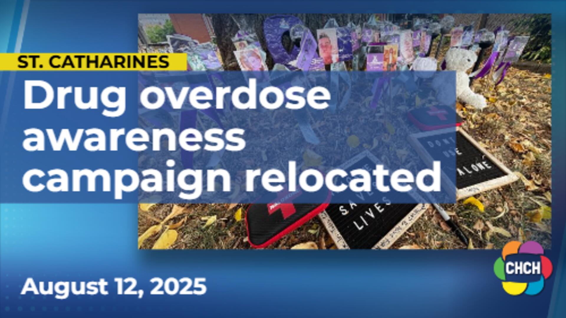 St. Catharines city hall rules force drug overdose awareness campaign to find new location