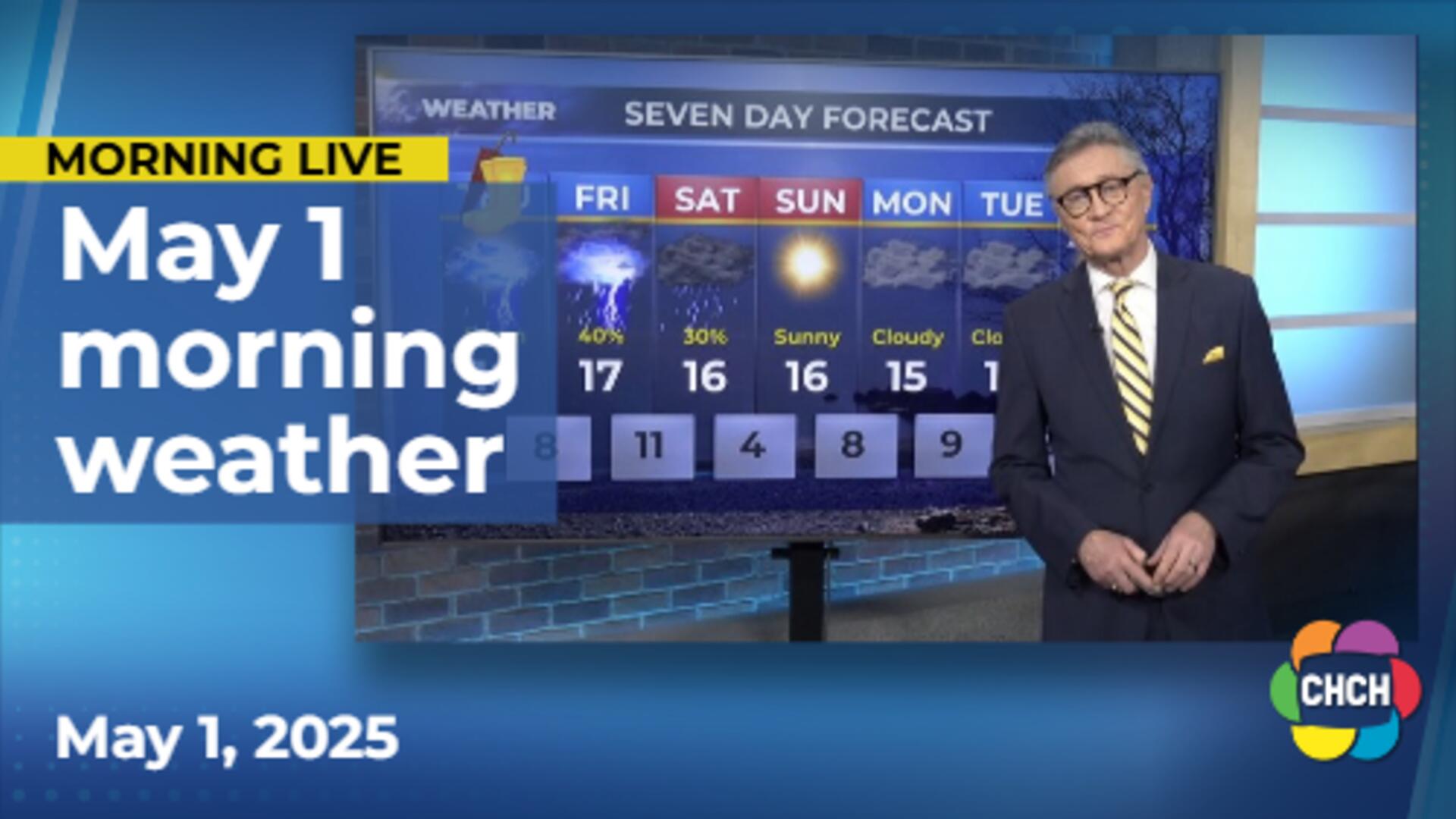 Morning weather forecast for May 1, 2025