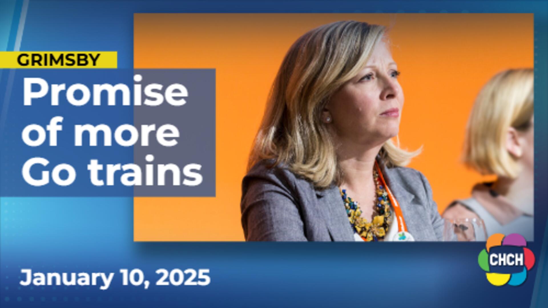 NDP leader Marit Stiles promises to increase Go trains to Niagara