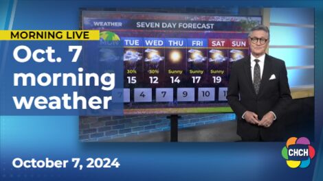 Morning weather forecast for October 7, 2024