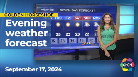 Evening weather forecast for September 17, 2024