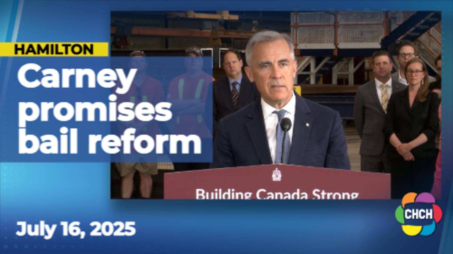 Carney vows new bail reform legislation by fall, blames U.S. for illegal guns in Canada