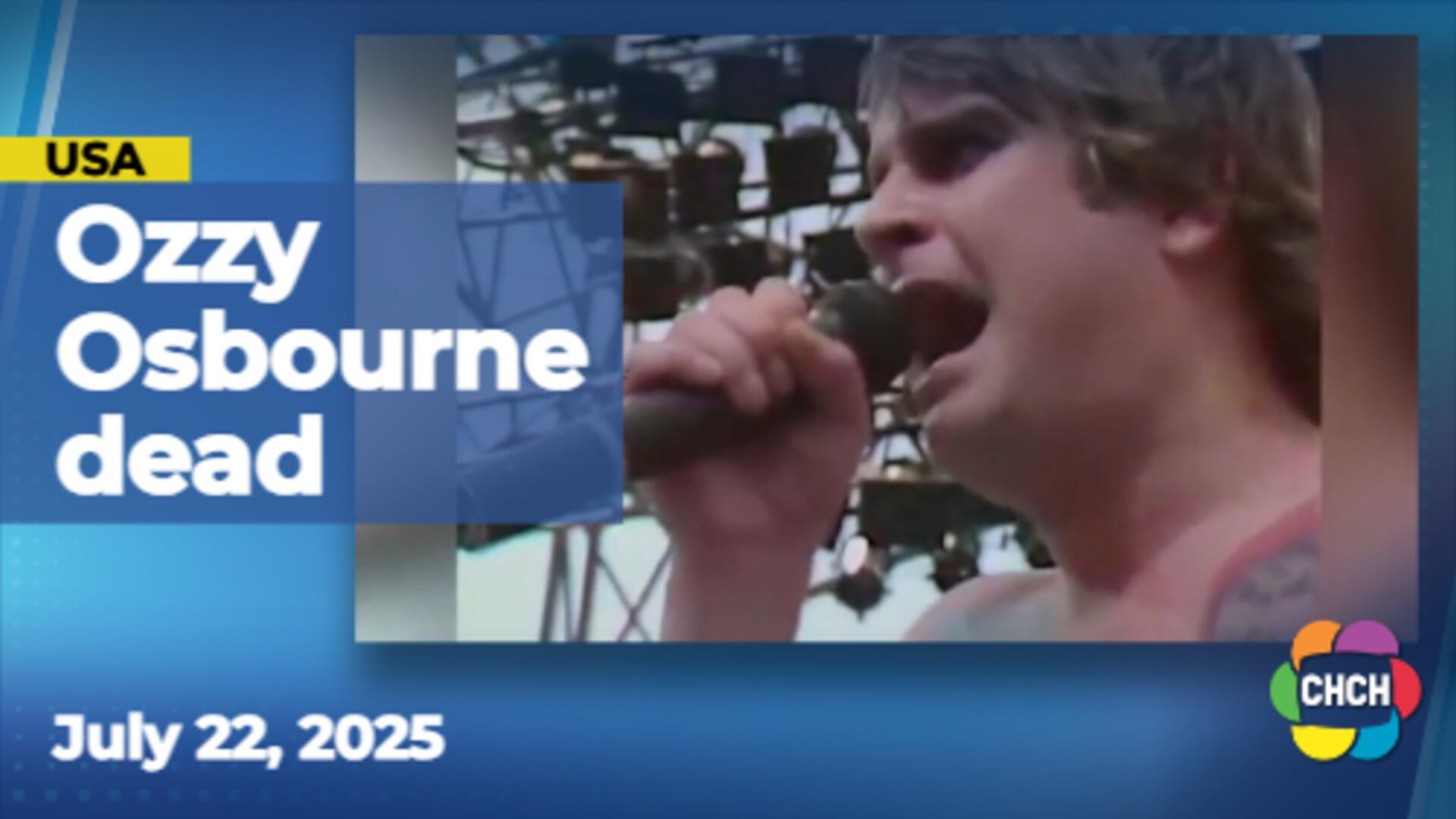 Black Sabbath frontman Ozzy Osbourne dies aged 76