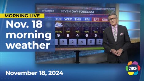 Morning weather forecast for November 18, 2024