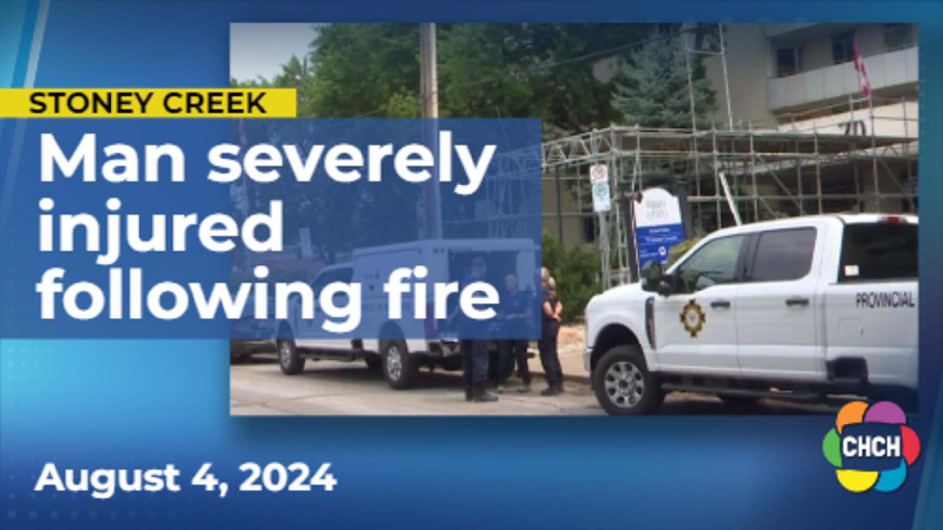 Stoney Creek man in critical condition after apartment fire