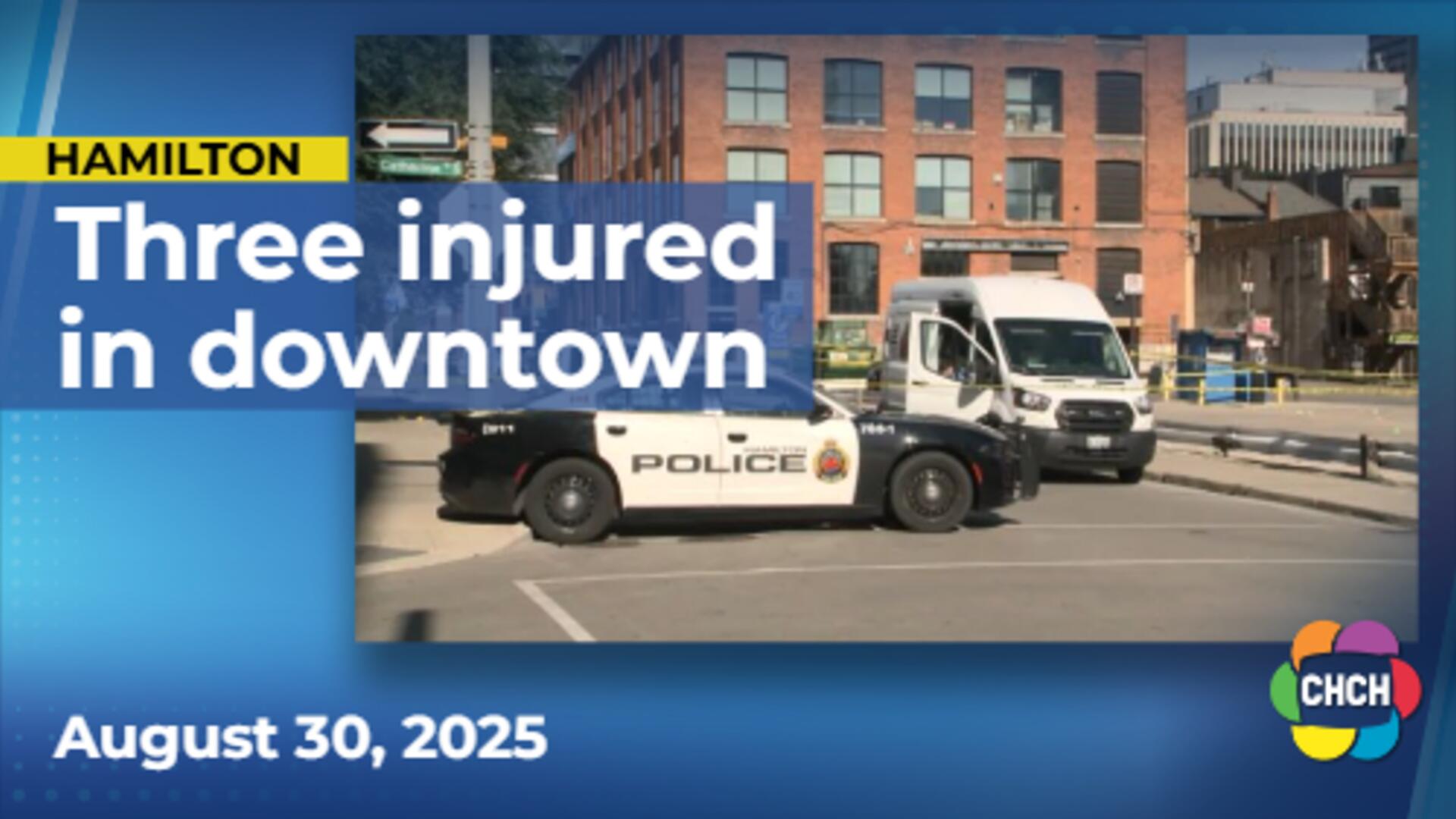 Police say over 80 shots fired, three injured in downtown Hamilton shooting