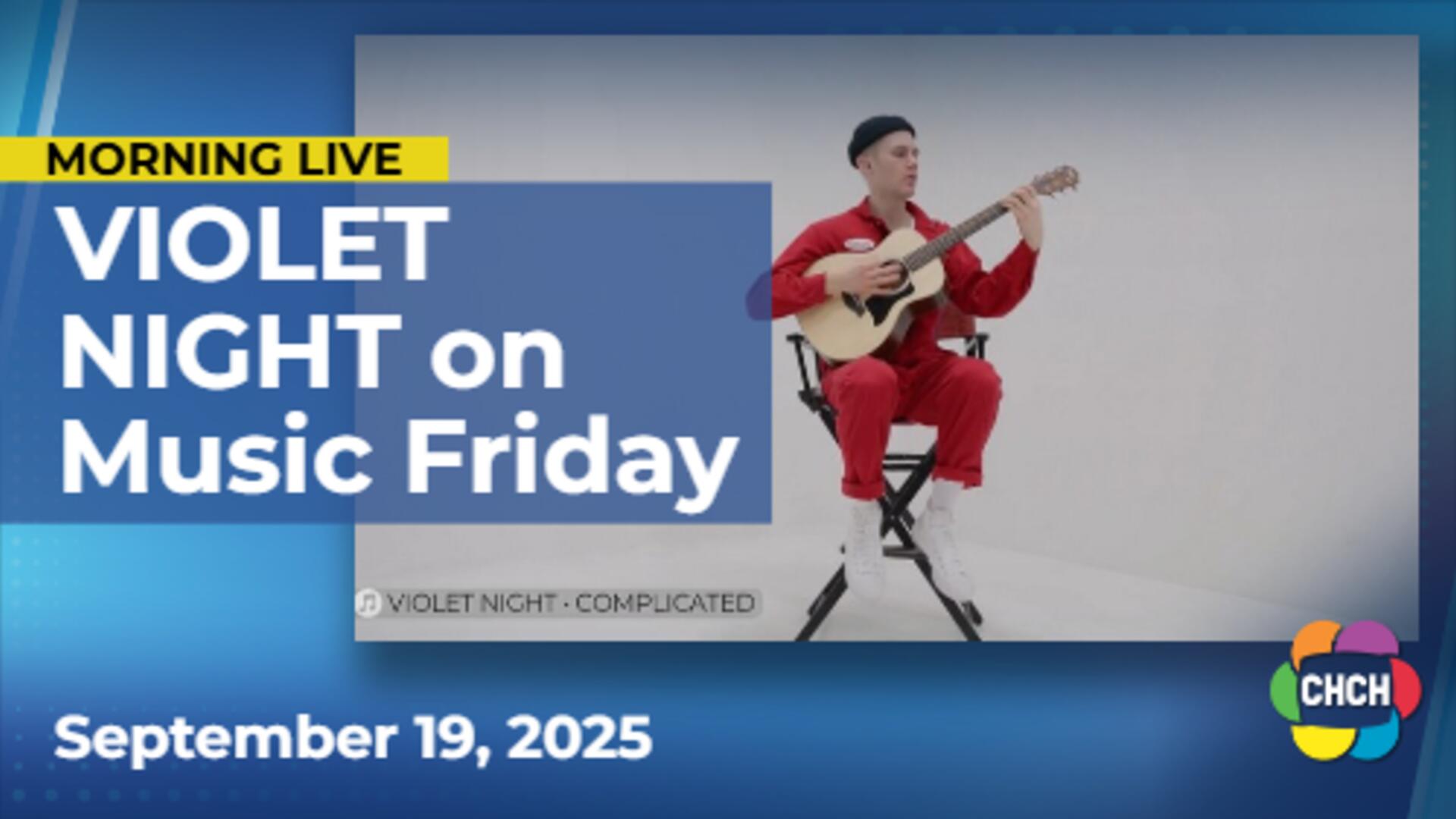 VIOLET NIGHT performs 'Complicated' on Music Friday