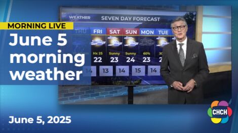 Morning weather forecast for June 5, 2025