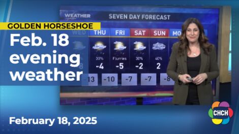Evening weather forecast for February 18, 2025