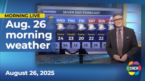 Morning weather forecast for Aug. 26, 2025