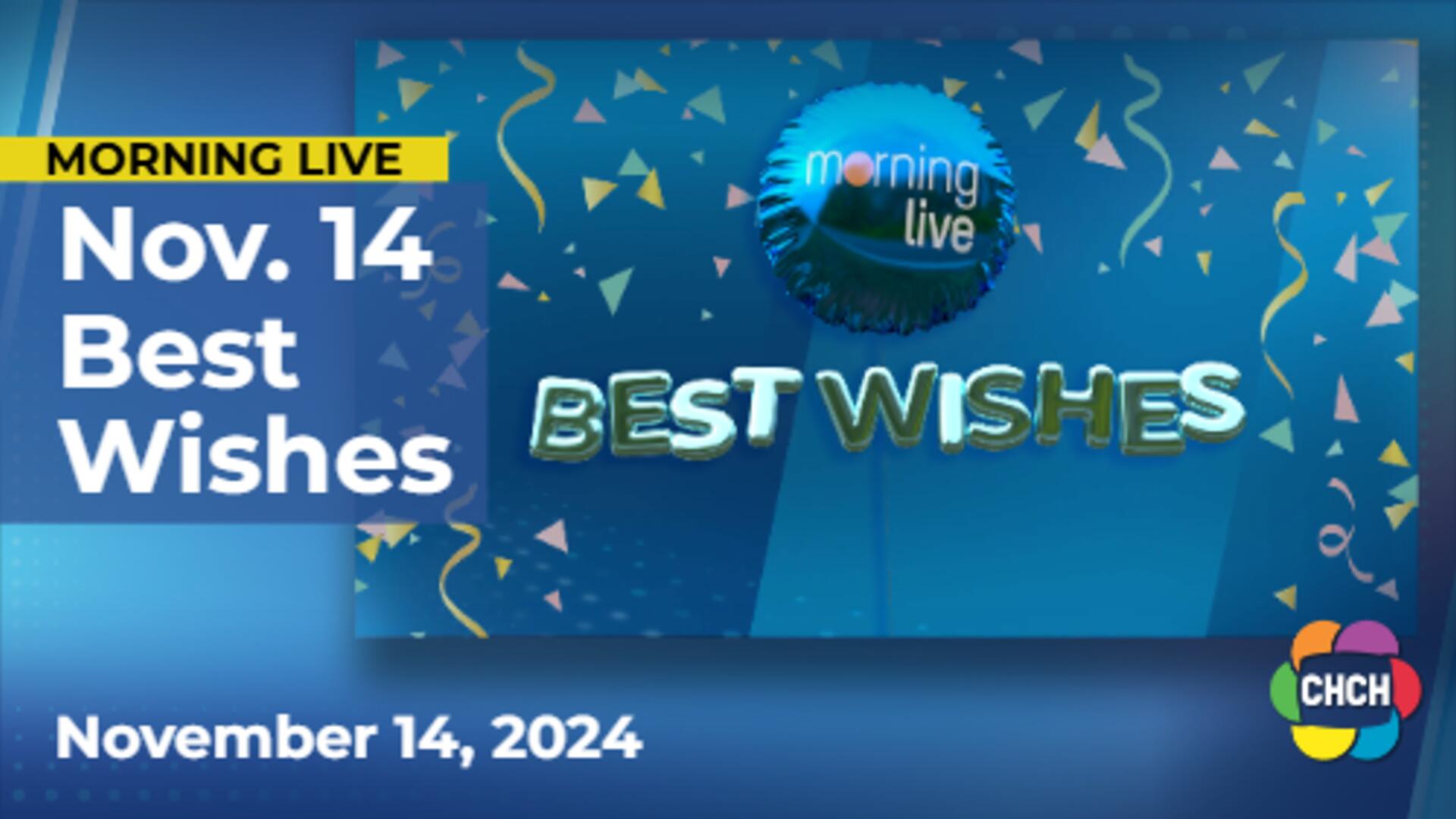 Best Wishes for November 14th, 2024