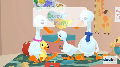 Ducky and Fluffy Ducky and Fluffy