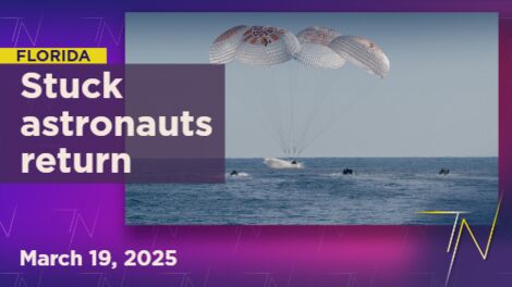 NASA astronauts return to Earth after 9 months stranded on ISS