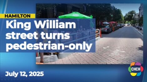 Hamilton closes King William to cars for two months