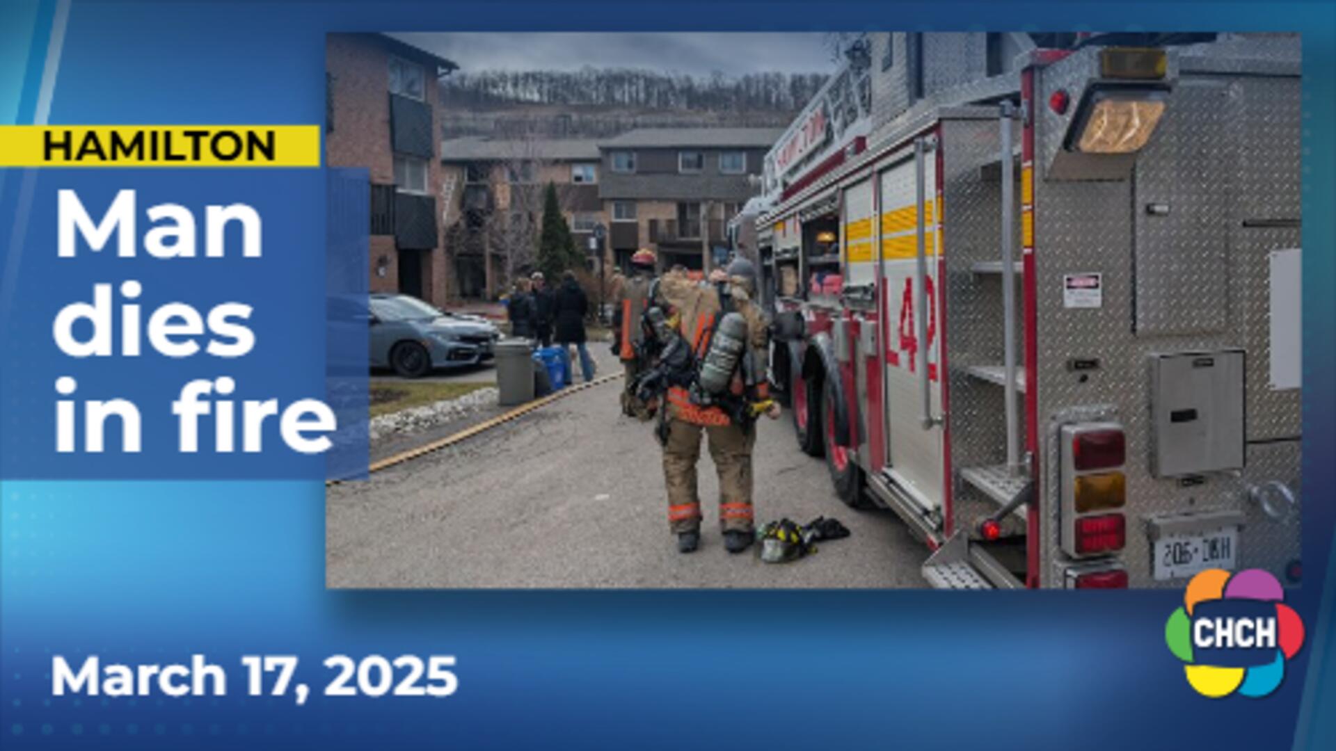 Man dies in townhome fire in Hamilton's west end