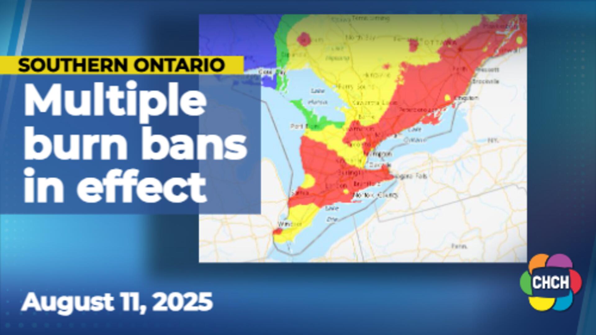 Several burn bans issued across Golden Horseshoe due to 'extreme' wildfire risk