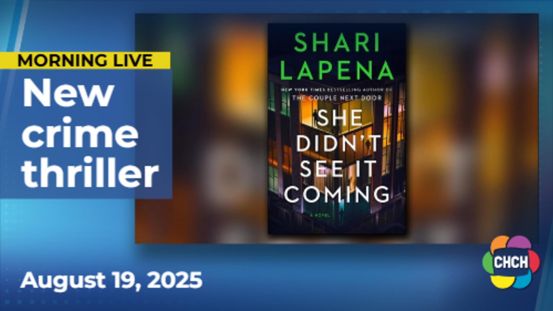 Best-selling author releases latest crime thriller 'She Didn't See It Coming'